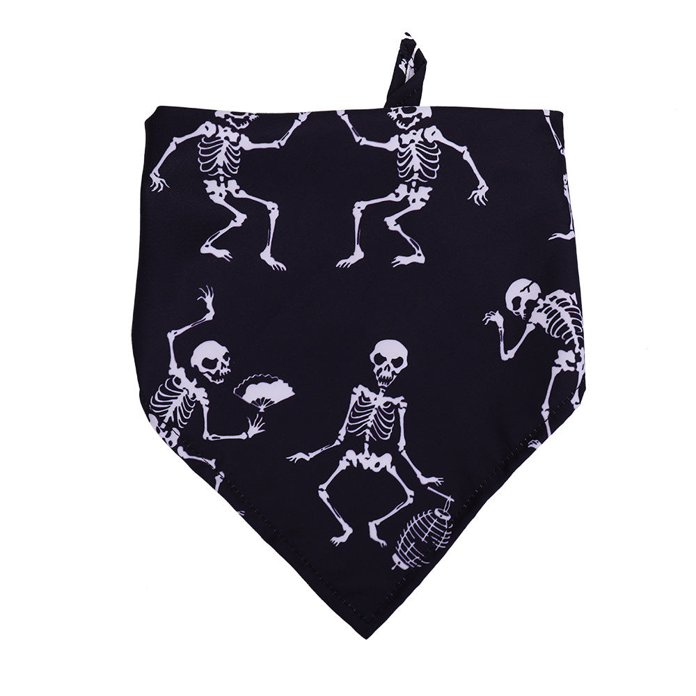 Halloween Dog Scarf – Funny Pet Slobber Bib & Costume Accessory