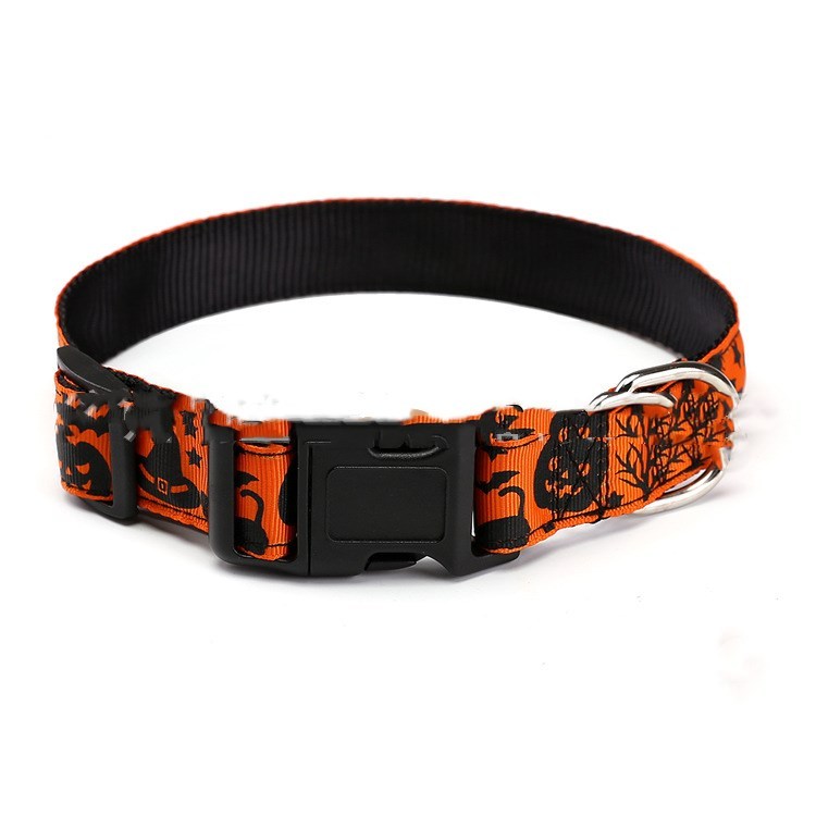 Halloween Pet Collar – Festive Collar for Cats & Dogs | Pumpkin & Spooky Style