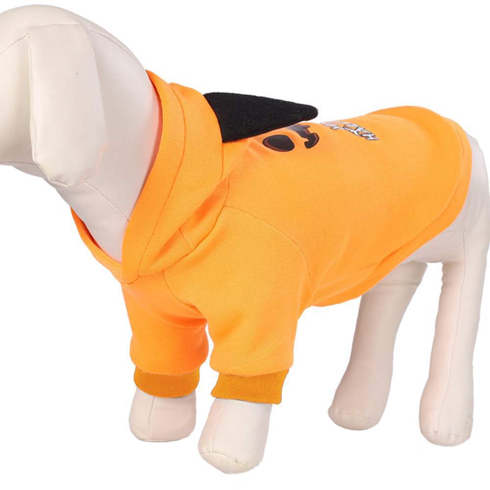 Halloween Pet Clothes – Cotton Dog & Cat Outfit with Flaming Eyes or Pumpkin Design