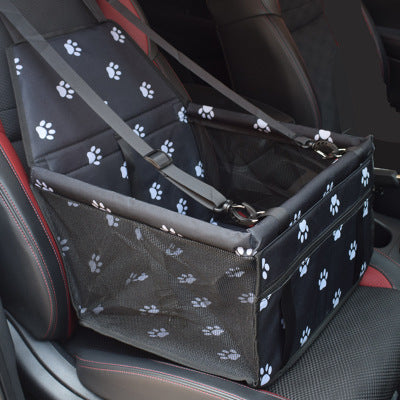 Pet Car Seat Cover with Mesh Window – Double Layer, Waterproof, Scratch & Dirt Resistant Travel Mat for Dogs