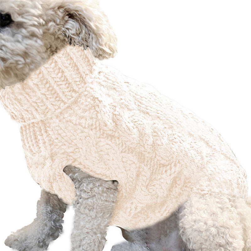 Cozy Knit Dog Sweater – Warm Winter Pet Apparel, Cable-Knit & Fleece Styles for Small & Large Dogs
