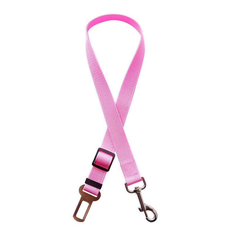 Adjustable Dog Car Seat Belt Harness Clip – Pet Safety Seatbelt for Cats & Dogs, Vehicle Travel Restraint Lead
