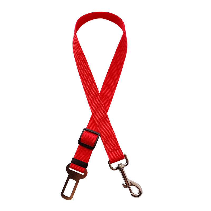 Adjustable Dog Car Seat Belt Harness Clip – Pet Safety Seatbelt for Cats & Dogs, Vehicle Travel Restraint Lead