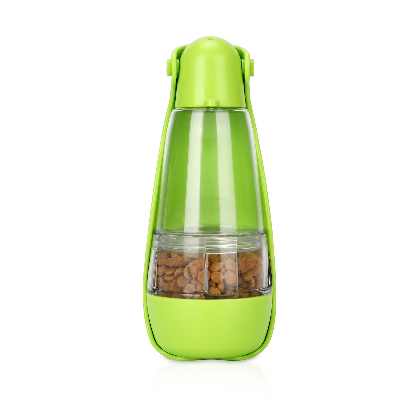 2-in-1 Portable Pet Water & Food Bottle – Hands-Free Travel Dispenser for Dogs & Cats