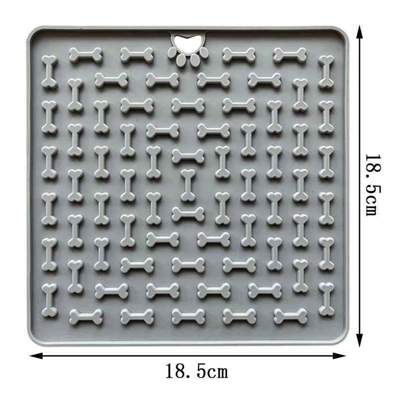 Silicone Lick Mat Slow Feeder for Dogs & Cats – Non-Slip, Freezer-Safe Licking & Snuffle Pad for Anxiety Relief & Healthy Digestion