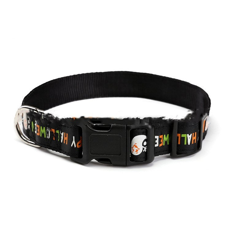 Halloween Pet Collar – Festive Collar for Cats & Dogs | Pumpkin & Spooky Style