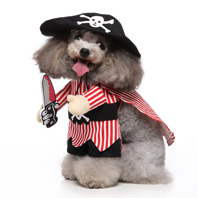 European & American Pet Cosplay Costumes – Funny Halloween Dog & Cat Outfits