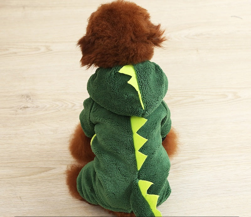 Autumn & Winter Dog Costume – Warm Pet Outfit for Halloween & Parties