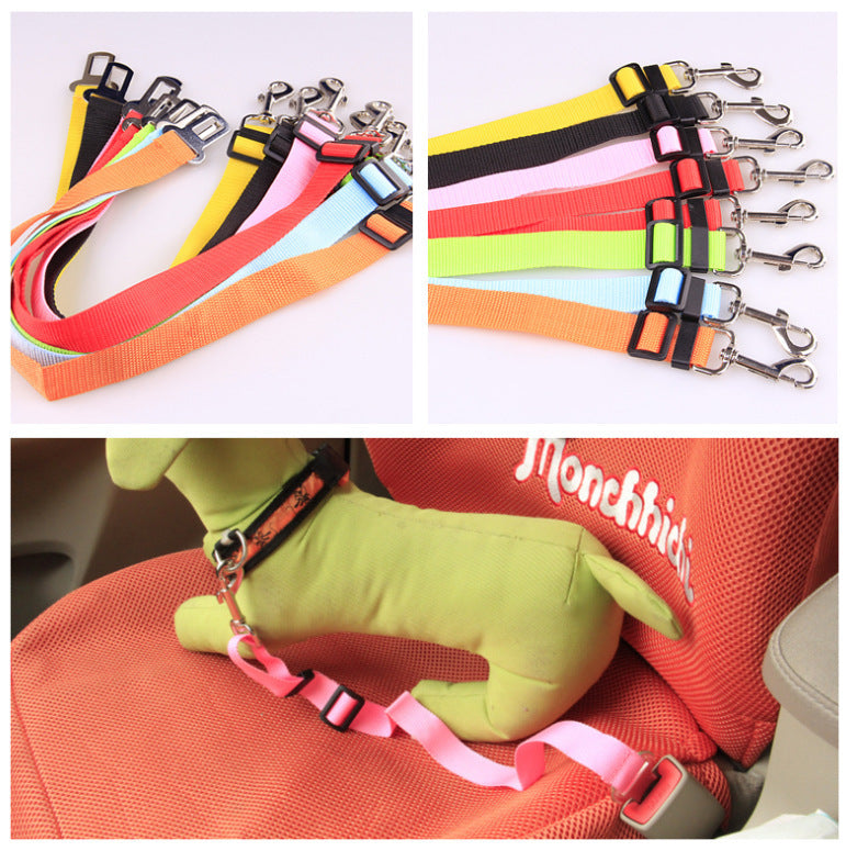 Durable Polyester Fixed-Strap Dog Leash – Strong Nylon Pet Lead, Reflective, Comfortable Grip, Adjustable Length