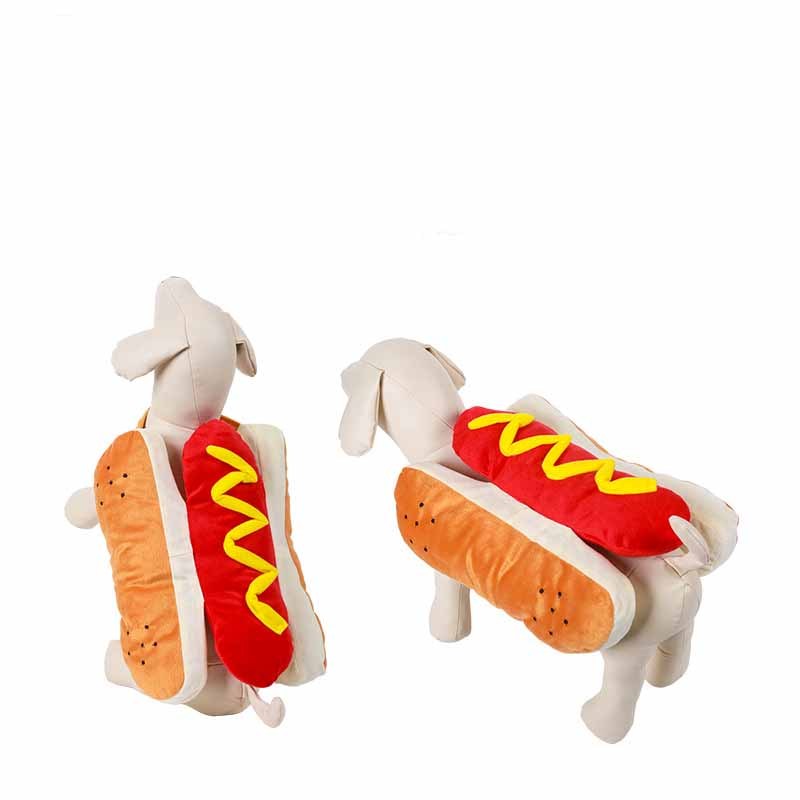 Hot Dog Pet Costume – Funny Halloween Outfit for Dogs & Cats