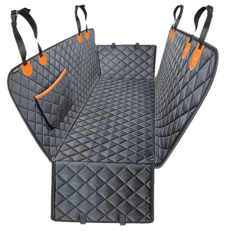 Waterproof Pet Car Seat Cover – Rear Seat Cushion Protector, Scratch & Dirt Resistant Dog Travel Mat