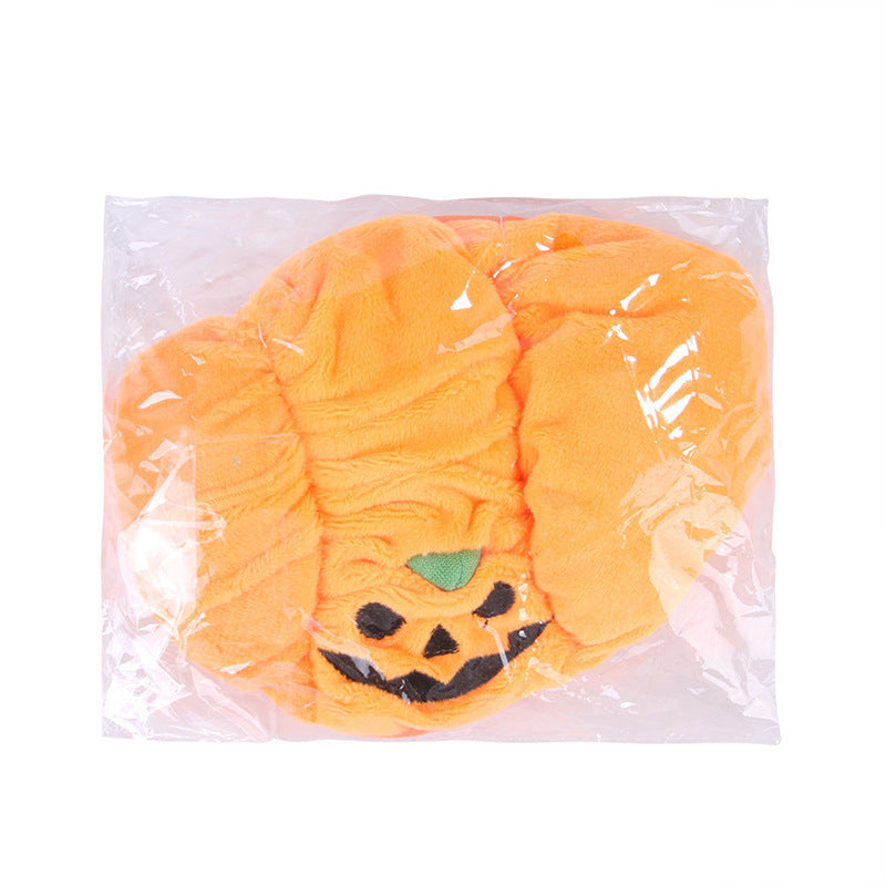 Pumpkin Pet Hat – Funny Halloween Costume for Cats & Dogs