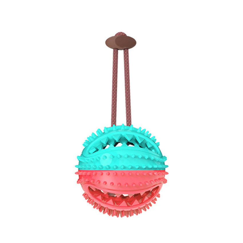 Dog Suction Cup Tug Toy with Interactive Ball – Chew Toy for Teeth Cleaning, Biting & Feeding