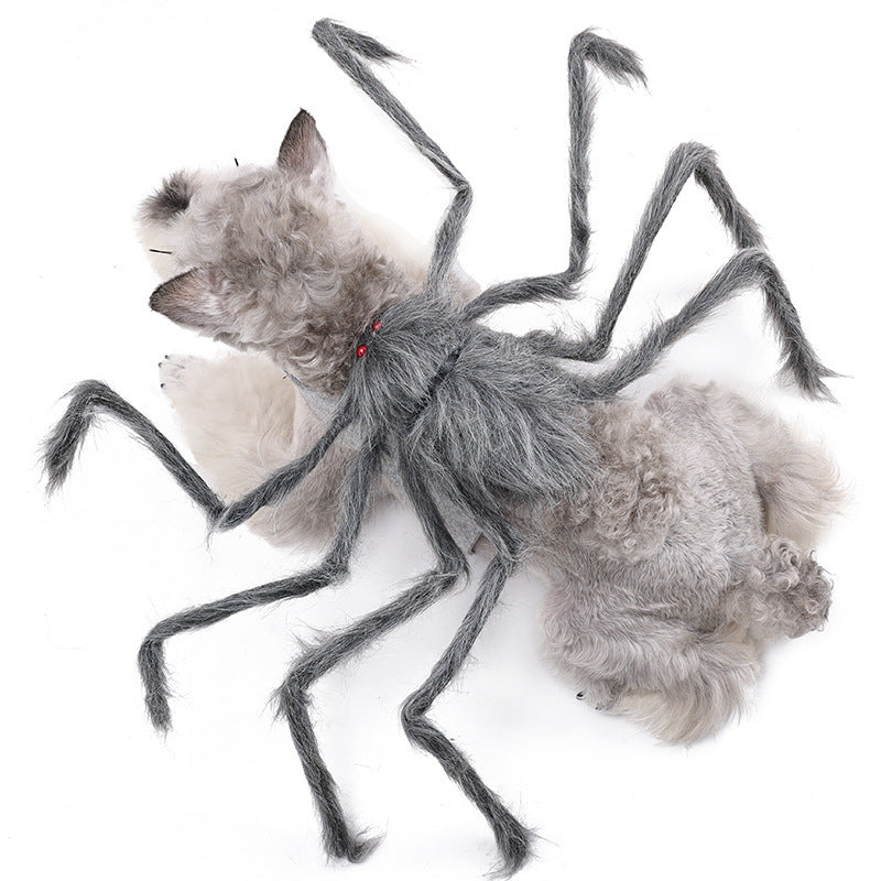 Halloween Spider Pet Costume – Big Scary Outfit for Dogs & Cats