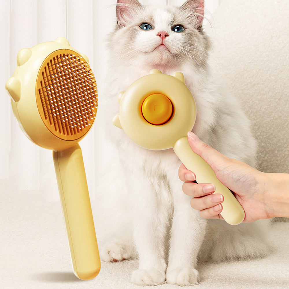 Magic Pet Hair Removal Brush – Cat & Dog Comb for Grooming, Massage & Cleaning
