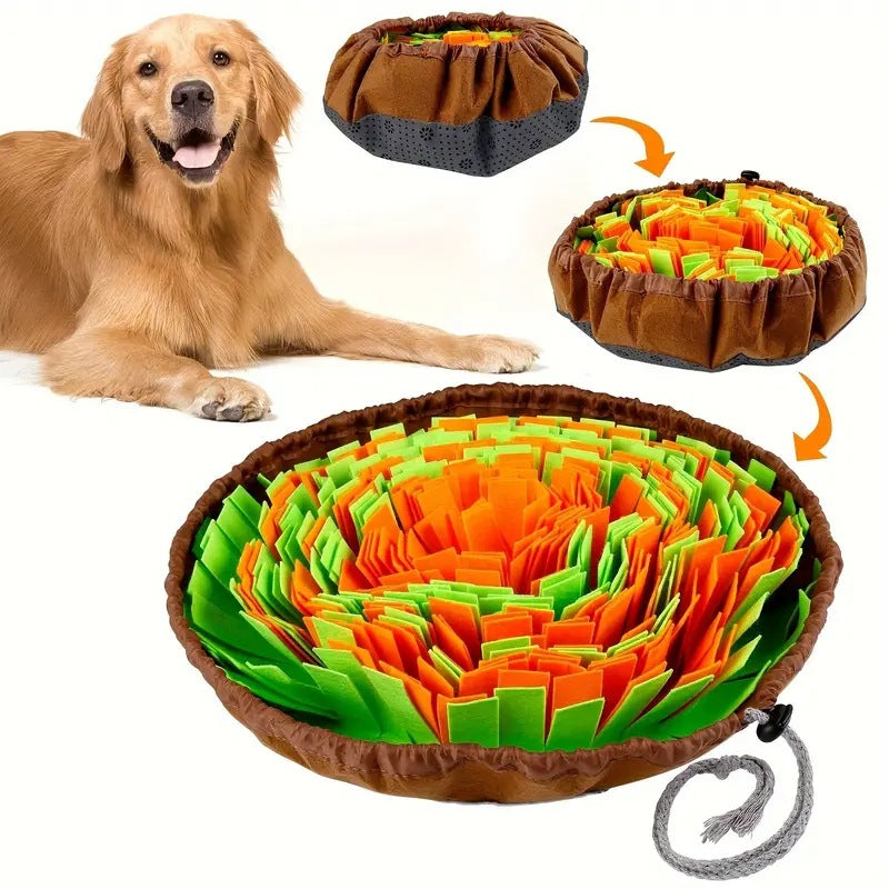 New felt sniffing pad pet toy