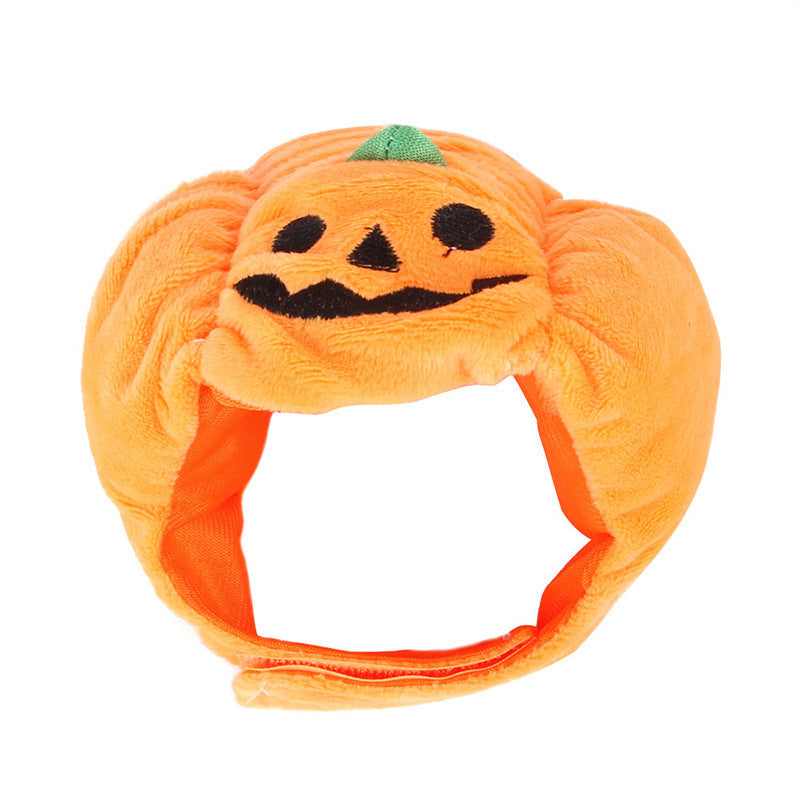 Pumpkin Pet Hat – Funny Halloween Costume for Cats & Dogs
