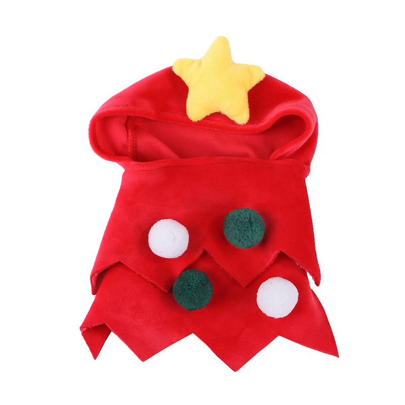 Christmas & Halloween Pet Costume – Cute Dog & Cat Cloak Outfit | Festive Holiday Cloak & Cosplay Disguise