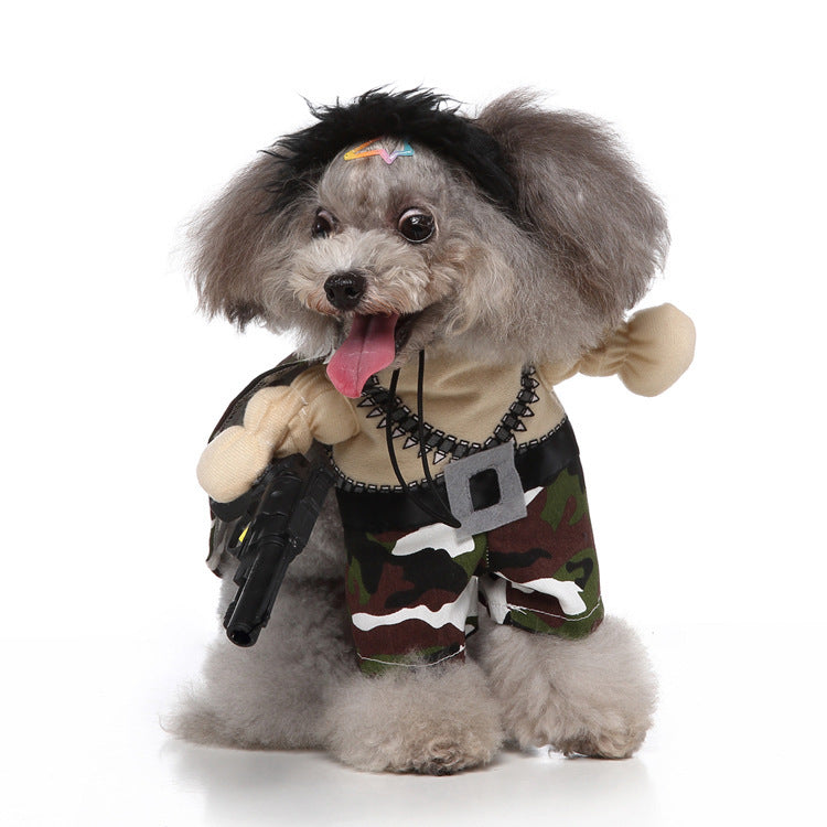 European & American Pet Cosplay Costumes – Funny Halloween Dog & Cat Outfits