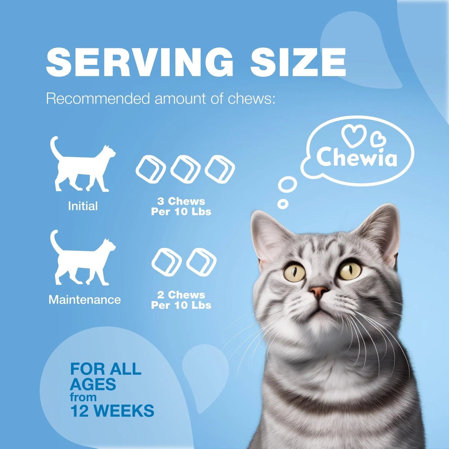 Cat Calming Treats – Hemp & Melatonin Soft Chews with Probiotics