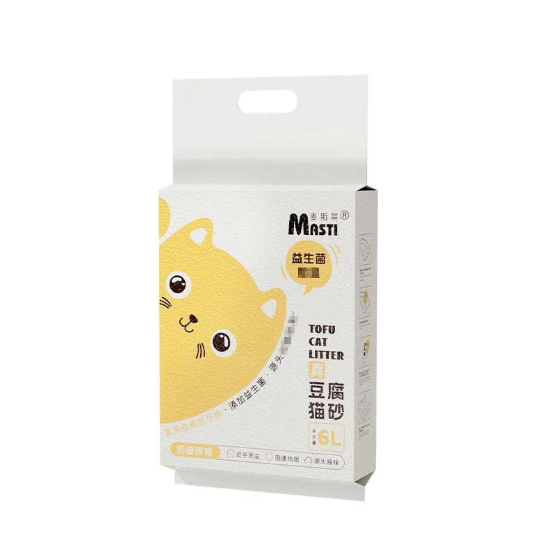 Plant Tofu Cat Litter 6L – Probiotics Odor Control, Biodegradable