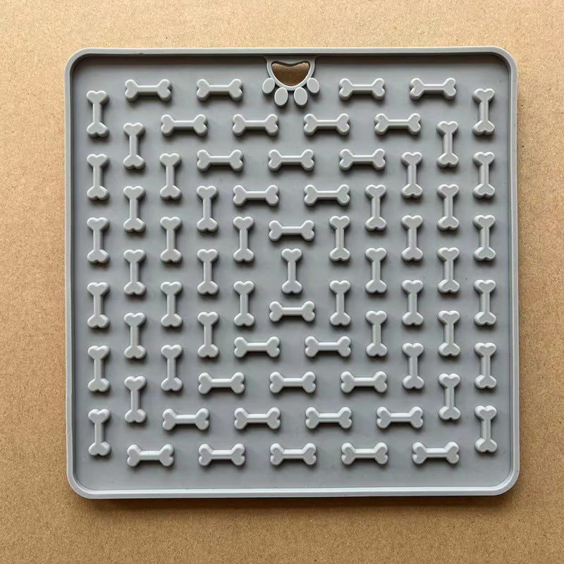 Silicone Lick Mat Slow Feeder for Dogs & Cats – Non-Slip, Freezer-Safe Licking & Snuffle Pad for Anxiety Relief & Healthy Digestion