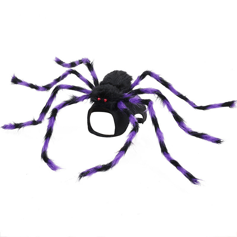 Halloween Spider Pet Costume – Big Scary Outfit for Dogs & Cats