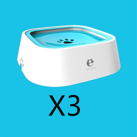 1.5L Anti-Overflow Pet Water Bowl | Floating Slow Feeder Dispenser for Dogs & Cats