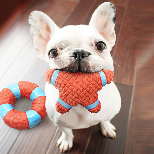 Latex Interactive Dog Molar Toy – Durable Chew Toy for Teeth Cleaning & Pet Training