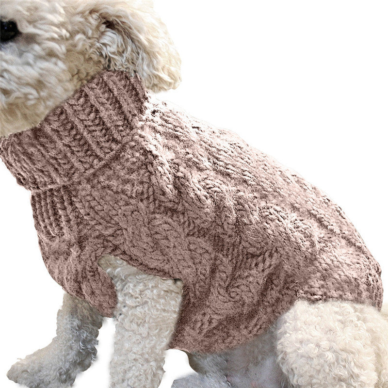 Cozy Knit Dog Sweater – Warm Winter Pet Apparel, Cable-Knit & Fleece Styles for Small & Large Dogs