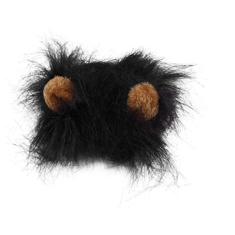 Lion Mane Pet Hat – Funny Halloween Costume for Cats & Small Dogs