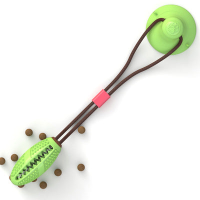 Dog Suction Cup Tug Toy with Interactive Ball – Chew Toy for Teeth Cleaning, Biting & Feeding