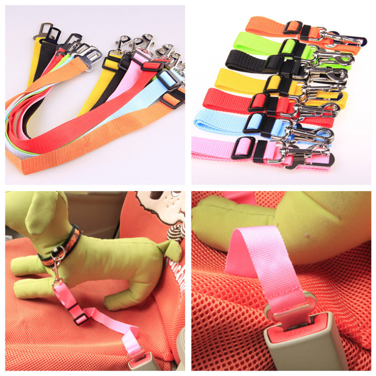 Durable Polyester Fixed-Strap Dog Leash – Strong Nylon Pet Lead, Reflective, Comfortable Grip, Adjustable Length