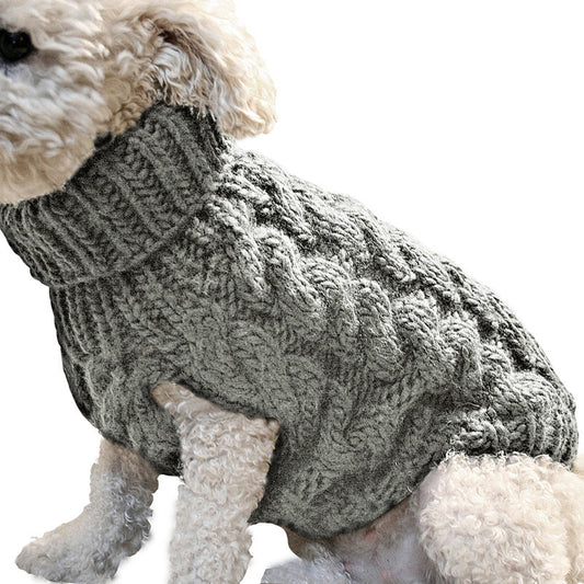 Cozy Knit Dog Sweater – Warm Winter Pet Apparel, Cable-Knit & Fleece Styles for Small & Large Dogs