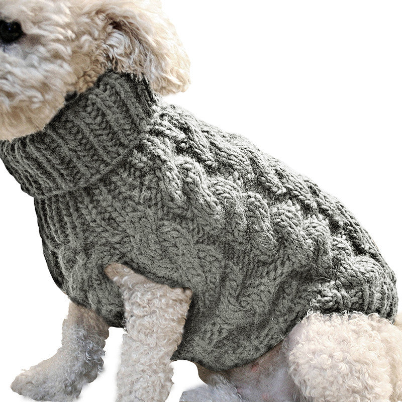Cozy Knit Dog Sweater – Warm Winter Pet Apparel, Cable-Knit & Fleece Styles for Small & Large Dogs