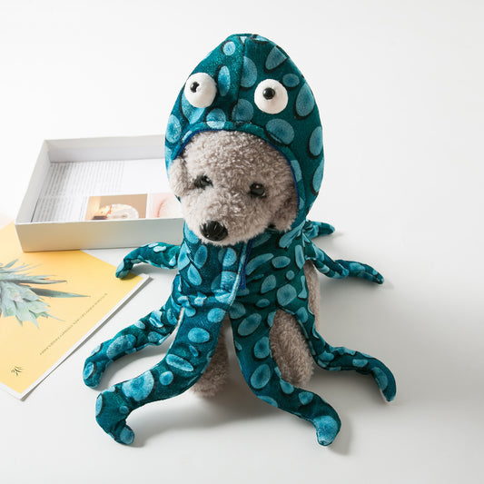 Halloween Pet Octopus Hat – Funny Costume Headwear for Dogs & Cats