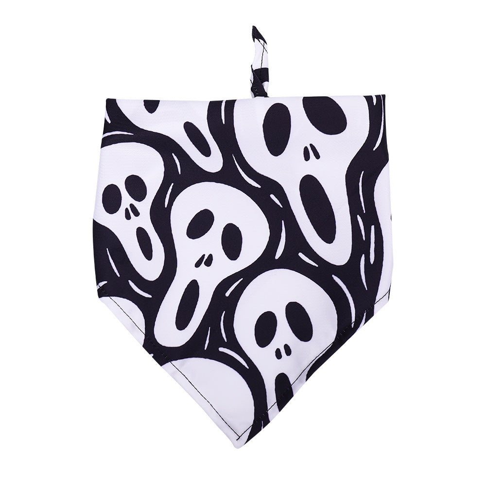 Halloween Dog Scarf – Funny Pet Slobber Bib & Costume Accessory