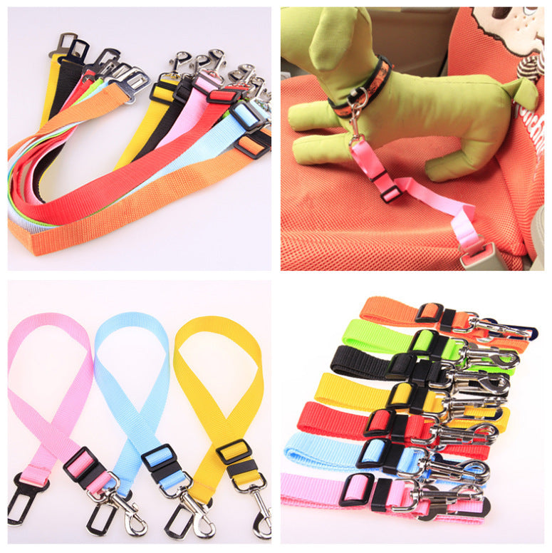 Durable Polyester Fixed-Strap Dog Leash – Strong Nylon Pet Lead, Reflective, Comfortable Grip, Adjustable Length