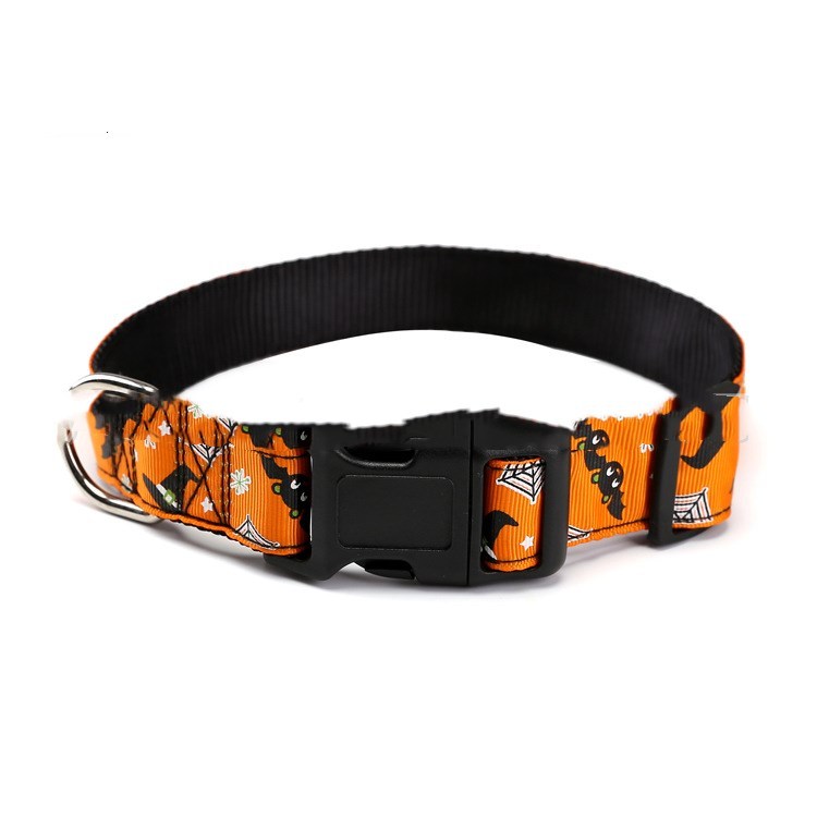 Halloween Pet Collar – Festive Collar for Cats & Dogs | Pumpkin & Spooky Style