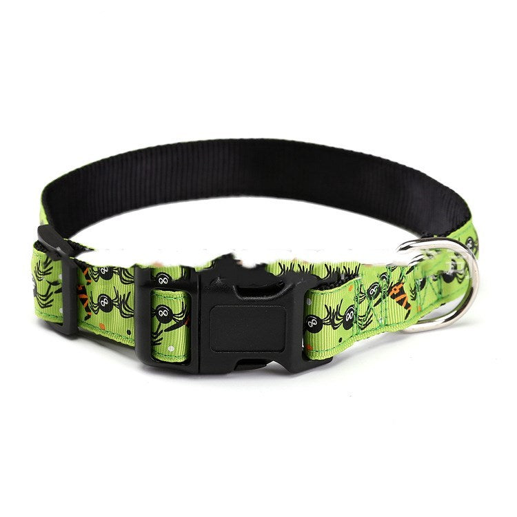 Halloween Pet Collar – Festive Collar for Cats & Dogs | Pumpkin & Spooky Style