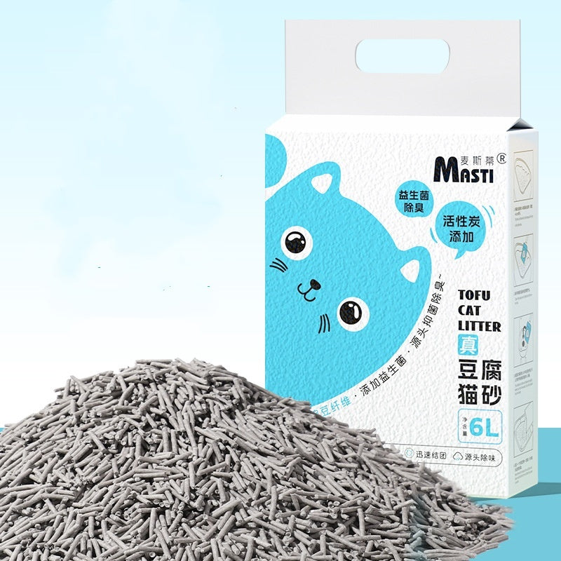 Plant Tofu Cat Litter 6L – Probiotics Odor Control, Biodegradable