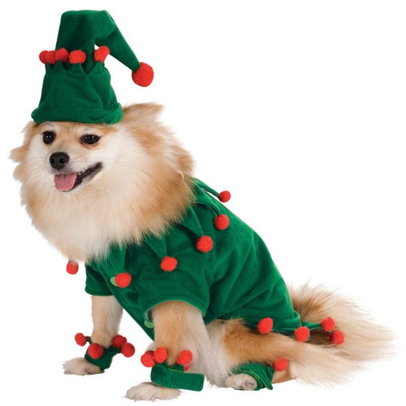 Christmas & Halloween Pet Costume – Cute Dog & Cat Cloak Outfit | Festive Holiday Cloak & Cosplay Disguise