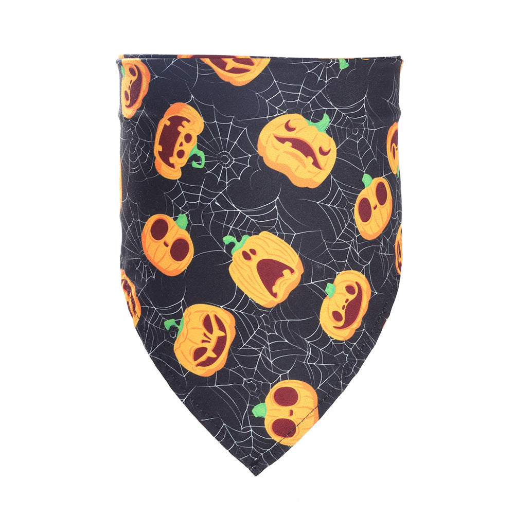 Halloween Pet Bandana – Saliva Towel Costume Accessory for Dogs & Cats
