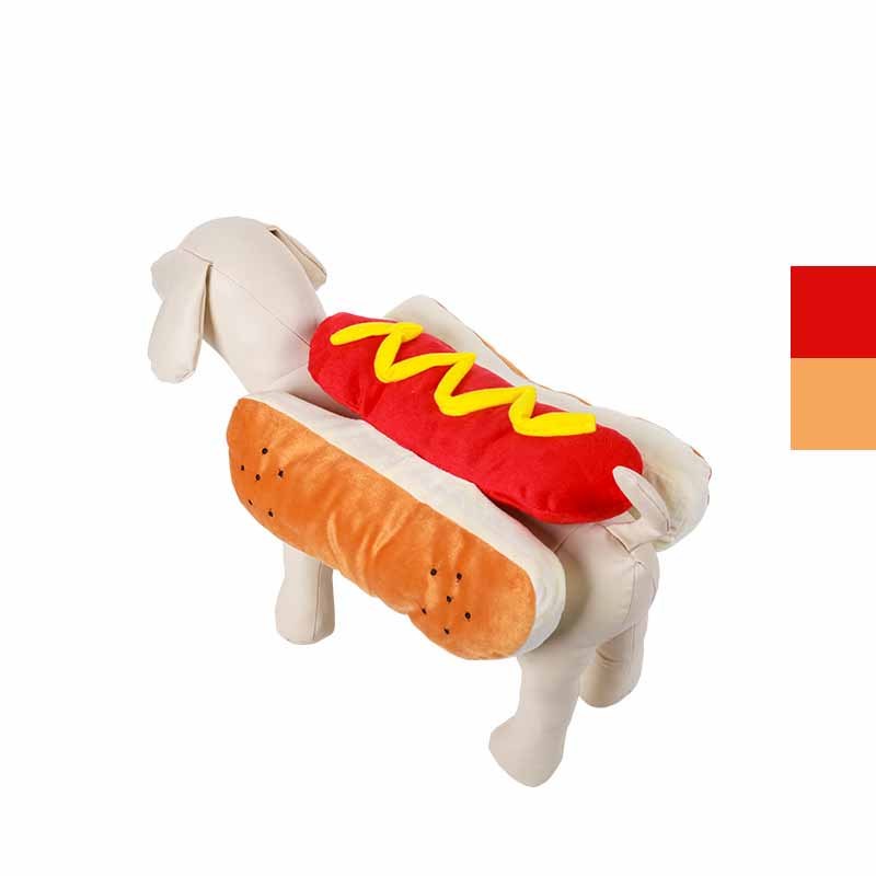 Hot Dog Pet Costume – Funny Halloween Outfit for Dogs & Cats