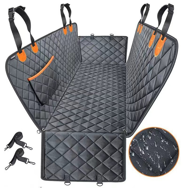 Waterproof Pet Car Seat Cover – Rear Seat Cushion Protector, Scratch & Dirt Resistant Dog Travel Mat