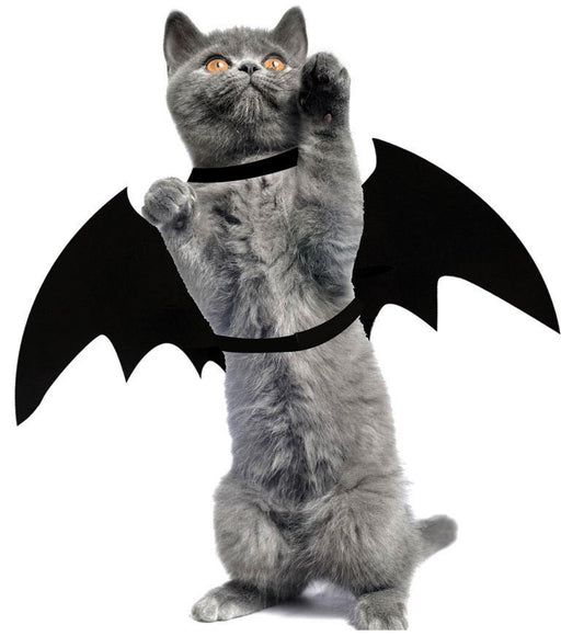 Pet Bat Wings Costume – Halloween Cosplay Outfit for Cats & Dogs