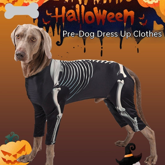 Halloween Skeleton Pet Costume – Scary Dog & Cat Outfit