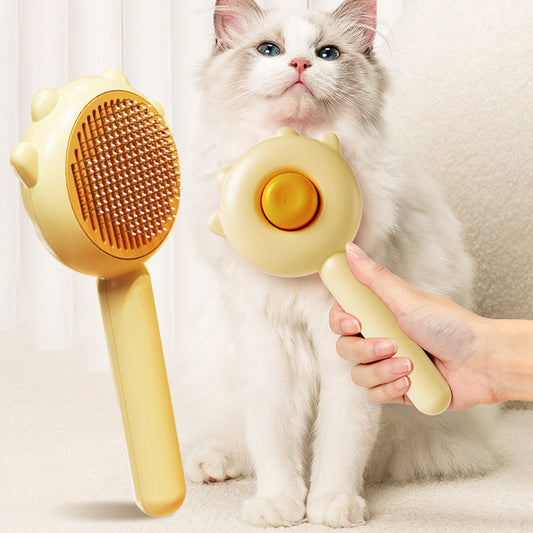 Magic Pet Hair Removal Brush – Cat & Dog Comb for Grooming, Massage & Cleaning