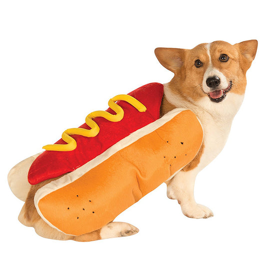 Hot Dog Pet Costume – Funny Halloween Outfit for Dogs & Cats
