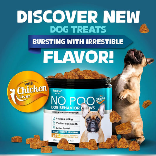No Poo Chews for Dogs – Coprophagia Deterrent & Digestive Support